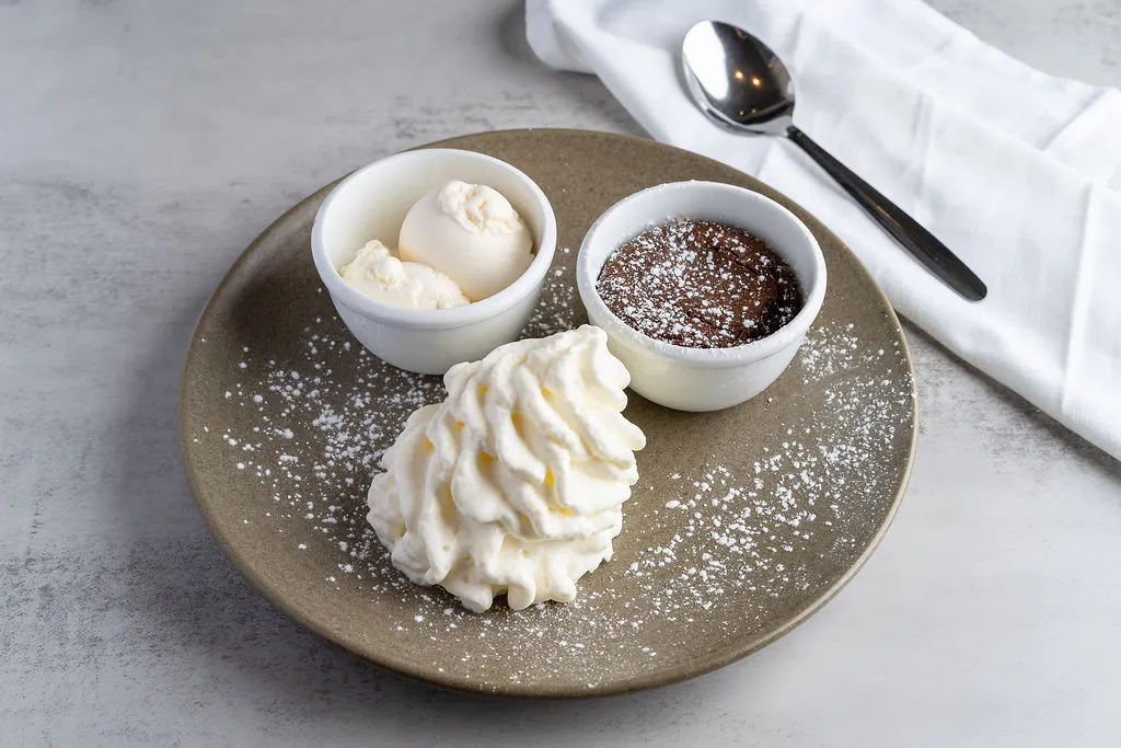 סופלה שוקולד חם