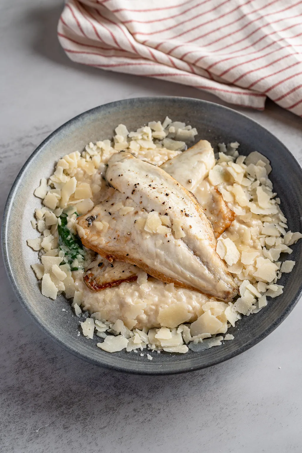 ריזוטו דג לבן